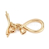 Brass Toggle Clasps KK-K391-11G-1