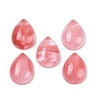 Cherry Quartz Glass Cabochons G-H094-01A-33-1