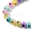 Handmade Evil Eye Lampwork Beads Strands LAMP-G164-09A-3