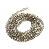 Electroplate Transparent Glass Beads Strands LS-EGLA-A035-T3mm-A16-2