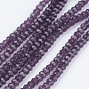 Transparent Glass Beads Strands GLAA-R135-2mm-20-1