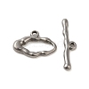 Non-Tarnish 304 Stainless Steel Toggle Clasps STAS-Q324-01P-1