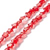 Transparent Glass Beads Strand GLAA-F112-04H-1