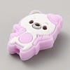 Bear Food Grade Eco-Friendly Silicone Focal Beads SIL-SZC0008-04E-2