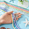 Cheriswelry 12 Strands 12 Colors Handmade Polymer Clay Beads Strands CLAY-CW0001-06-12