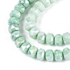 Anti-Tarnish Electroplate Glass Beads Strands GLAA-T025-6mm-11C-4