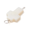 Natural Freshwater Shell Connector Charms PALLOY-JF02441-02-3