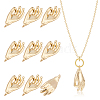 BENECREAT 10Pcs Brass Pendants FIND-BC0003-68-1