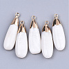 Natural Freshwater Shell Pendants SHEL-BC0001-002-2