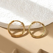 PVD Vacuum Plating 304 Stainless Steel Huggie Hoop Earrings for Women EJEW-F280-07C-G