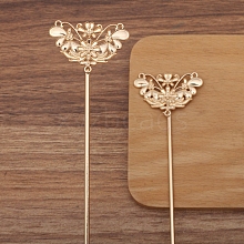 Alloy Hair Stick Findings for Women PW-WG43FC0-03