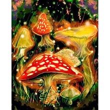 Mushroom DIY Diamond Painting Kit PW-WG28405-02