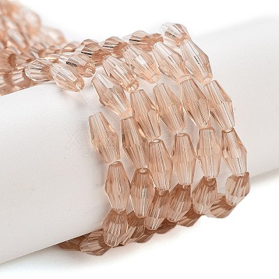 Glass Beads Strands GLAA-R026-8x4mm-14-1