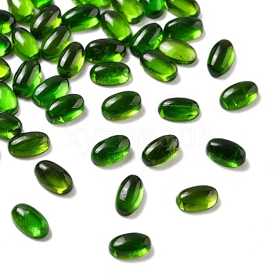 Natural Grade AA Green Diopside Cabochons G-L616-02C-1