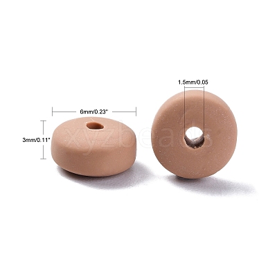 Handmade Polymer Clay Beads Strands CLAY-N008-008-126-1