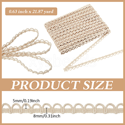 Cotton Lace Ribbon DIY-WH0632-84-1