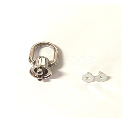 Alloy D Ring Head Screwback Button PURS-PW0001-545P-1