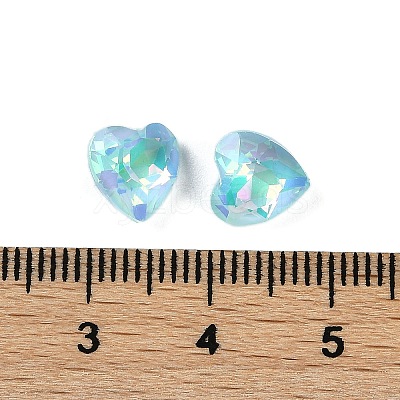 Pointed Back Glass Rhinestone Cabochons GGLA-S003-02B-1