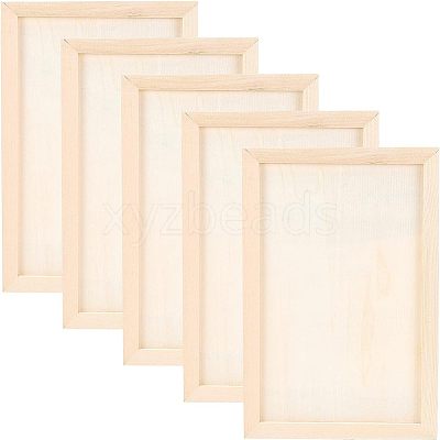 Wood Painting Canvas Panels LS-WOOD-WH0109-07-1