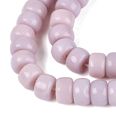 Opaque Glass Beads Strands GLAA-NH0002-B01-C08-1
