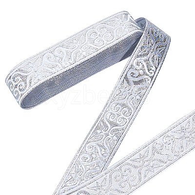 Ethnic Embroidery Polyester Flat Ribbons OCOR-WH0060-37B-1