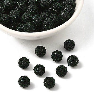 Pave Disco Ball Beads RB-H258-8MM-205-1