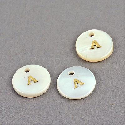 Freshwater Shell Pendants SSHEL-S249-1