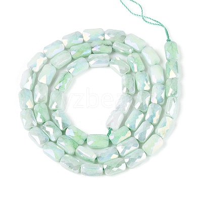 Anti-Tarnish Electroplate Glass Beads Strands X-GLAA-T025-29B-1