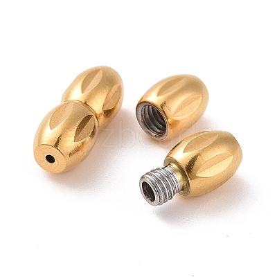 Ion Plating(IP) 304 Stainless Steel Screw Clasps STAS-L135-04G-1