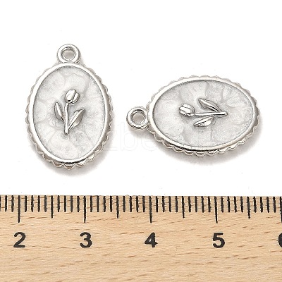 Alloy Enamel Pendants ENAM-R145-05P-1
