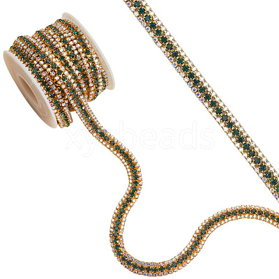 Iron Rhinestone Cup Chains CH-WH20001-02B-1