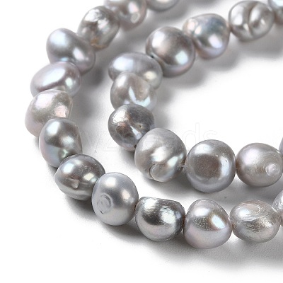 Natural Cultured Freshwater Pearl Beads Strands PEAR-E018-91-1