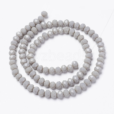 Opaque Solid Color Glass Beads Strands LS-EGLA-A034-P6mm-D10-1