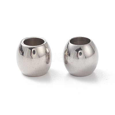 Tarnish Resistant 304 Stainless Steel Beads X-STAS-E034-2-1