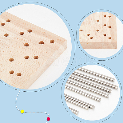 Wood Crochet Blocking Board DIY-BC0006-37-1