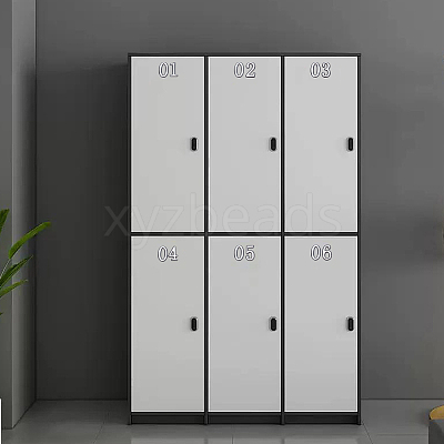 10Pcs ABS Plastic Stickers DIY-SP0007-95A-1