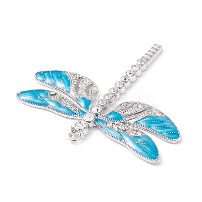Alloy Enamel Dragonfly Big Pendants ENAM-L034-10P-1
