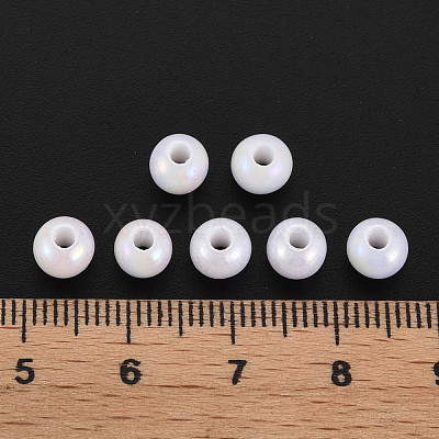 Opaque Acrylic Beads MACR-S370-D6mm-01-1