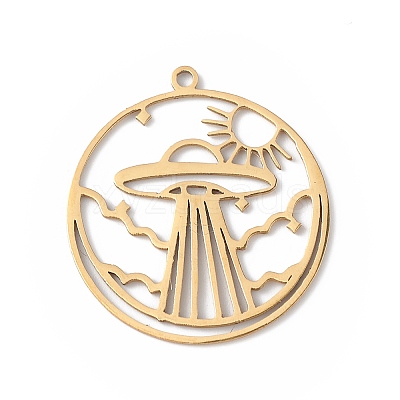 201 Stainless Steel Pendants STAS-K250-06G-1