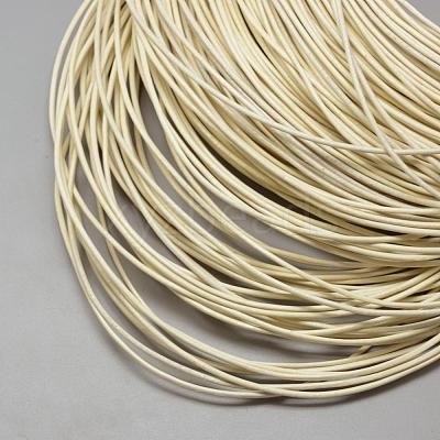Spray Painted Cowhide Leather Cords WL-R001-2.0mm-09-1