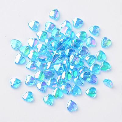 Transparent Acrylic Beads PL539-833-1