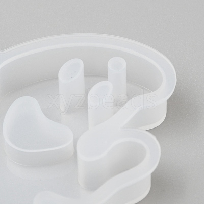 Halloween DIY Ghost Pendant Silicone Statue Molds DIY-P006-44-1