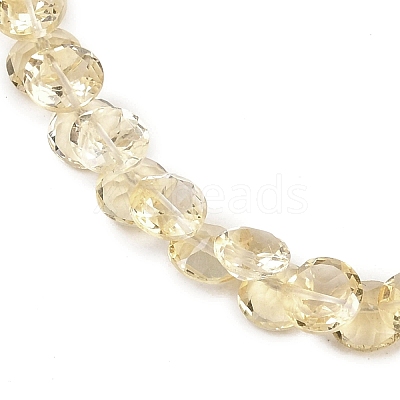 Heated Natural Citrine Beads Strands G-Z152-B02-01-1