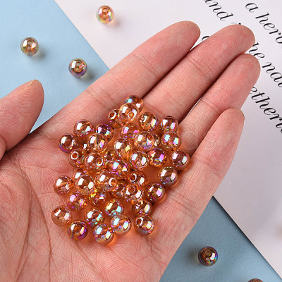 Transparent Acrylic Beads MACR-S370-B8mm-761-1
