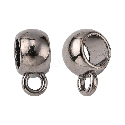 Tibetan Style Alloy Tube Bails LS-TIBEP-LFH251Y-B-FF-1