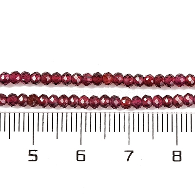 Natural Garnet Beads Strands G-F770-D02-02-1