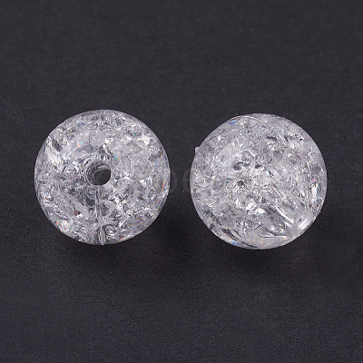 Transparent Acrylic Beads X-PAB984Y-1-1