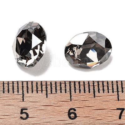 K9 Glass Rhinestone Cabochons GLAA-H034-06D-1