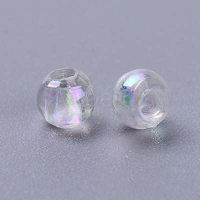 Eco-Friendly Transparent Acrylic Beads X-PL730-2-1