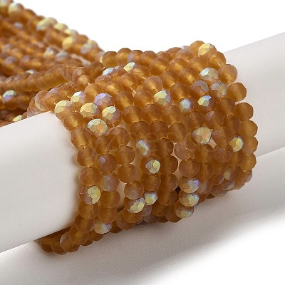 Imitation Jade Glass Beads Strands EGLA-A034-T3mm-MB04-1